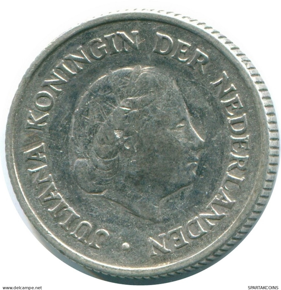 1/4 GULDEN 1954 ANTILLAS NEERLANDESAS PLATA Colonial Moneda #NL10866.4.E.A - Netherlands Antilles