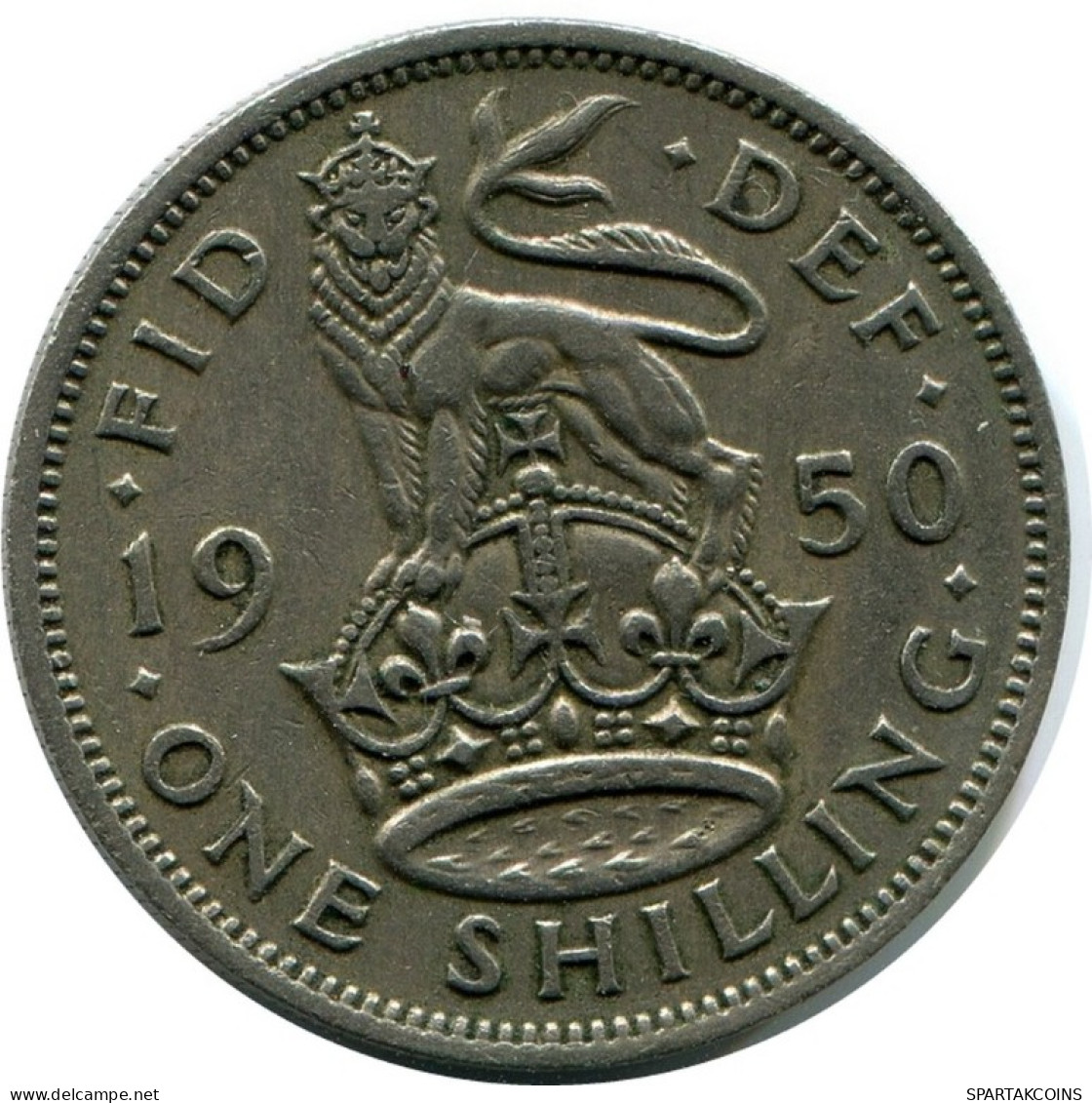 SHILLING 1950 UK GBAN BRETAÑA GREAT BRITAIN Moneda #AN509.E.A - I. 1 Shilling