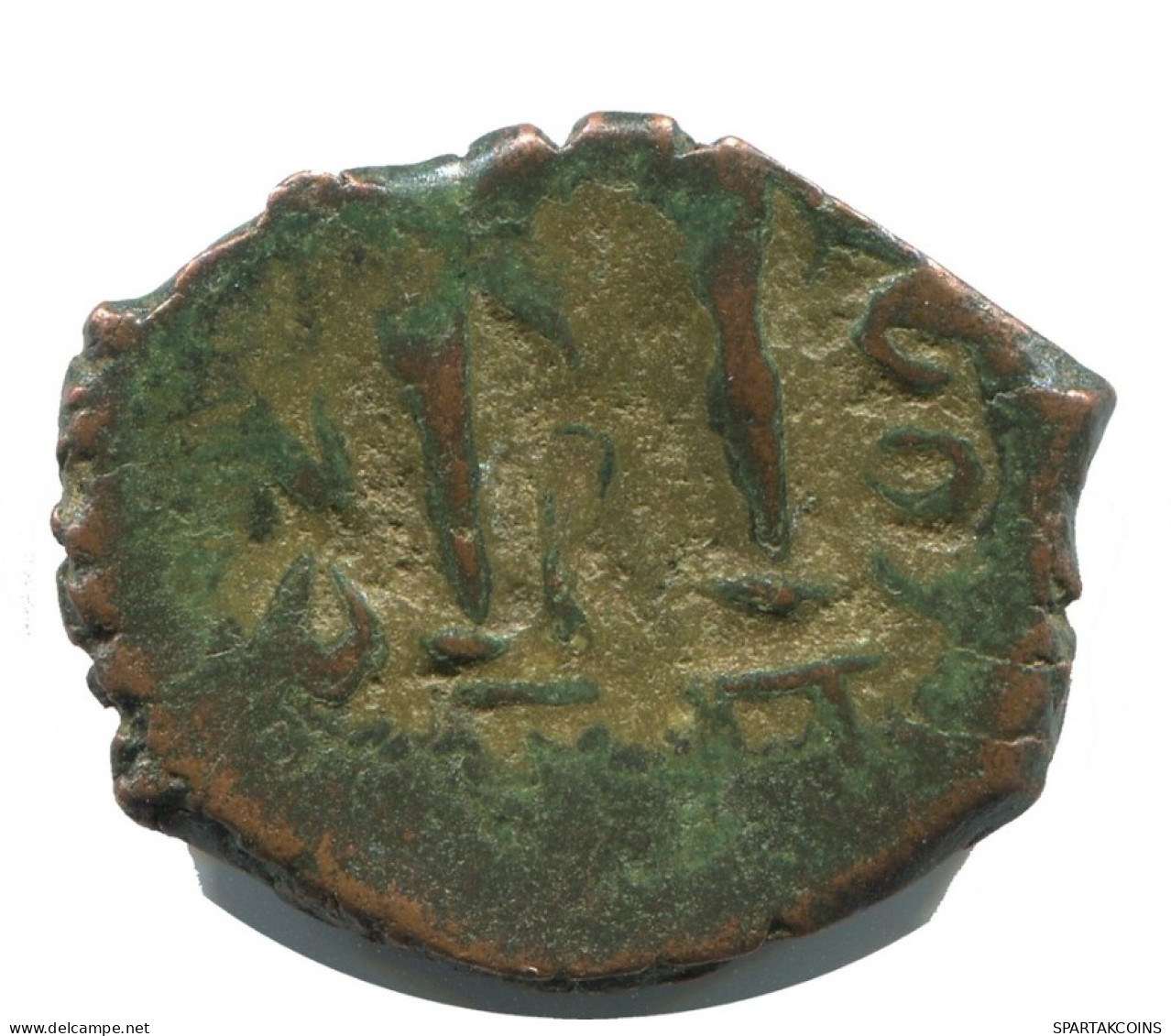 JUSTINUS I FOLLIS AUTHENTIC ORIGINAL ANCIENT BYZANTINE Coin 3g/22mm #AB388.9.U.A - Bizantinas