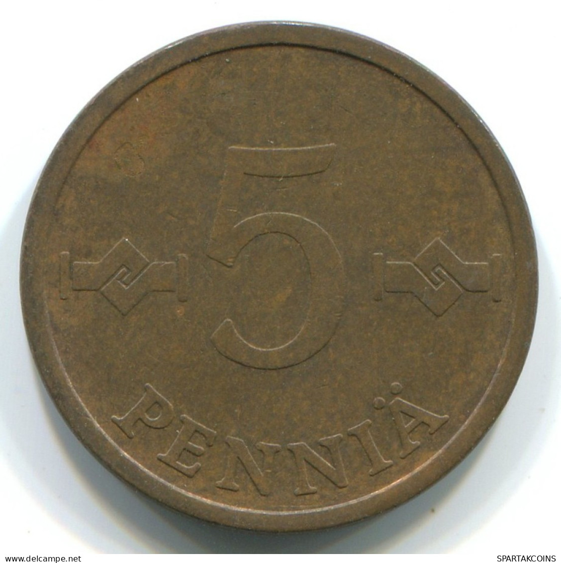 5 PENNIA 1970 FINLANDIA FINLAND Moneda #WW1120.E.A - Finland