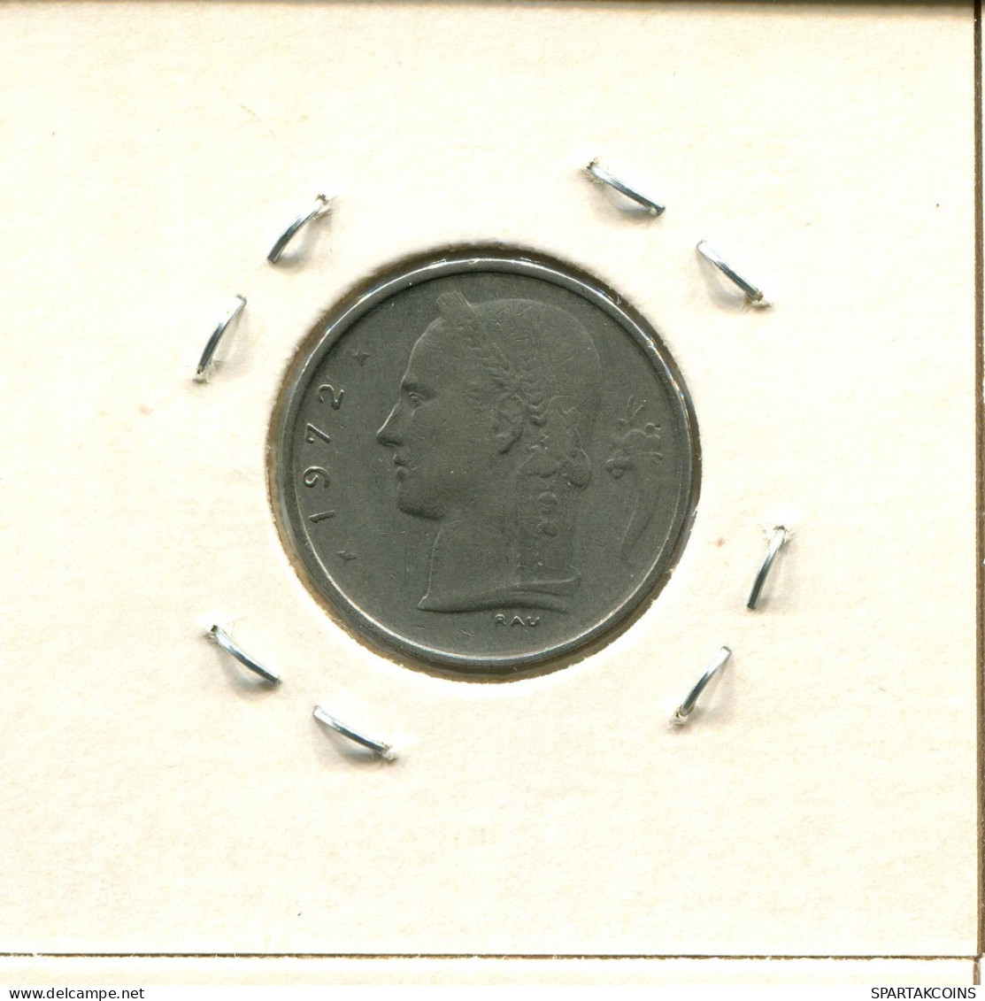 1 FRANC 1972 DUTCH Text BELGIUM Coin #BA525.U.A - 1 Franc