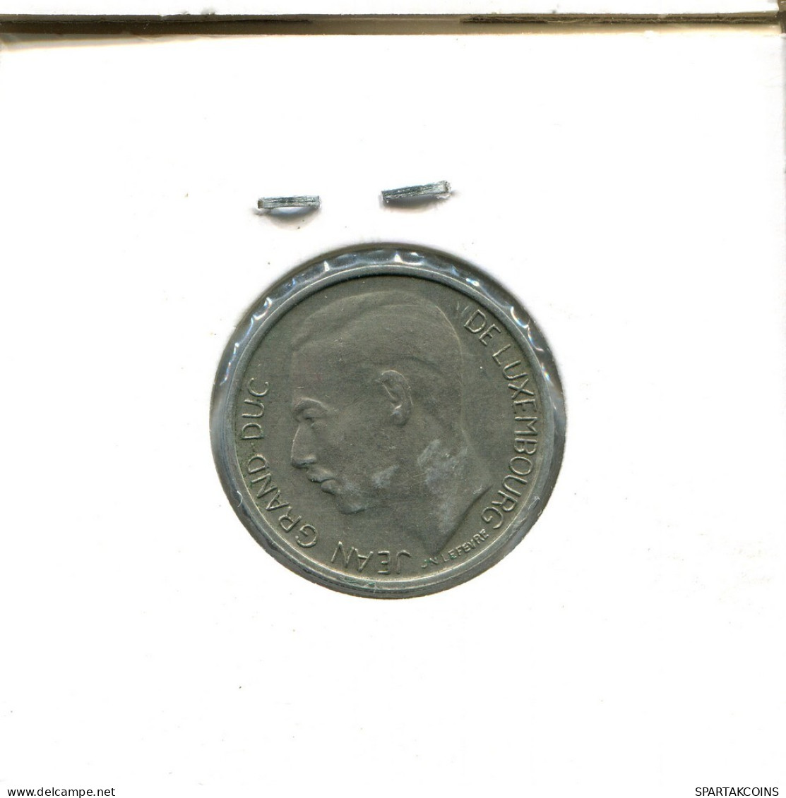 1 FRANC 1966 LUXEMBURG LUXEMBOURG Münze #AT207.D.A - Luxemburgo