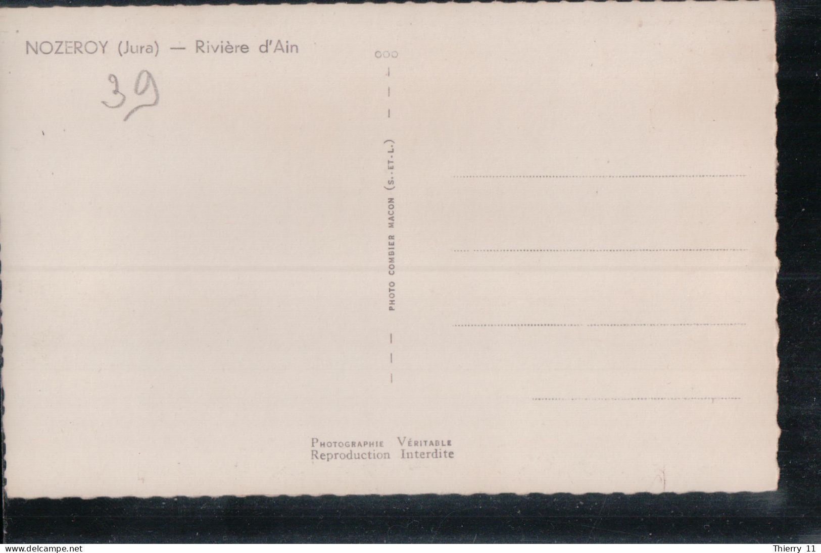 Cpsm 39 Nozeroy Rivière D'Ain - Sonstige & Ohne Zuordnung