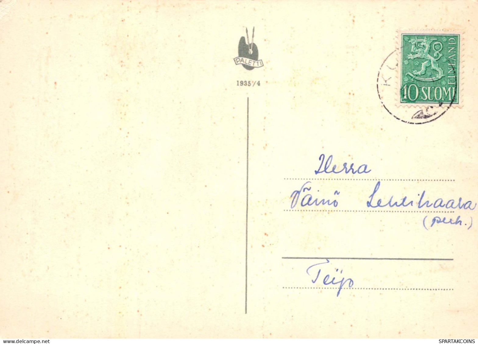 EASTER CHICKEN EGG Vintage Postcard CPSM #PBO591.A - Pasen