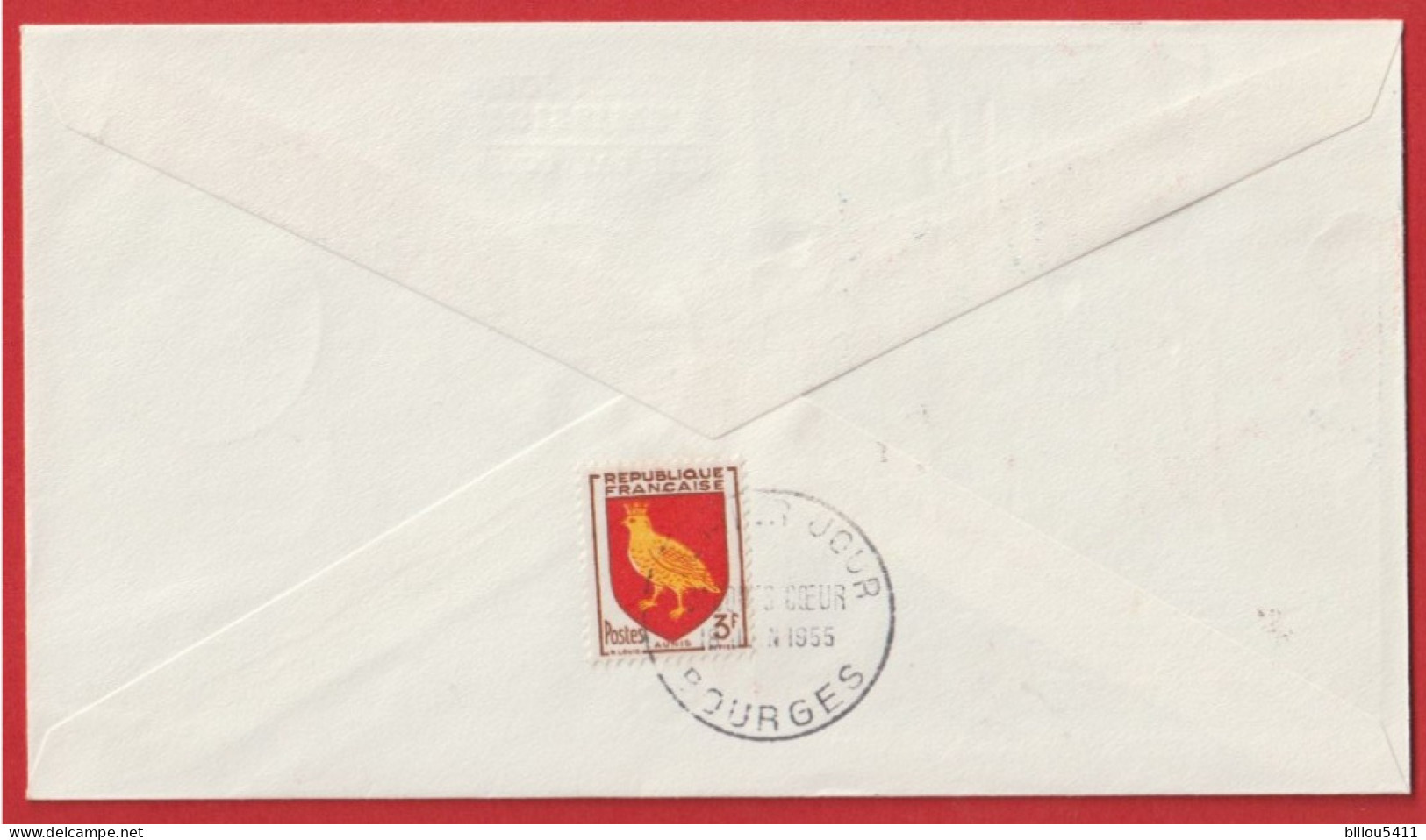 FDC - Premier Jour - Jacques COEUR - 1955 - Bourges - 1950-1959