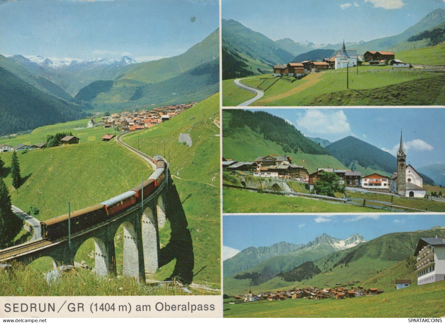 TREN TRANSPORTE Ferroviario Vintage Tarjeta Postal CPSM #PAA929.A - Eisenbahnen