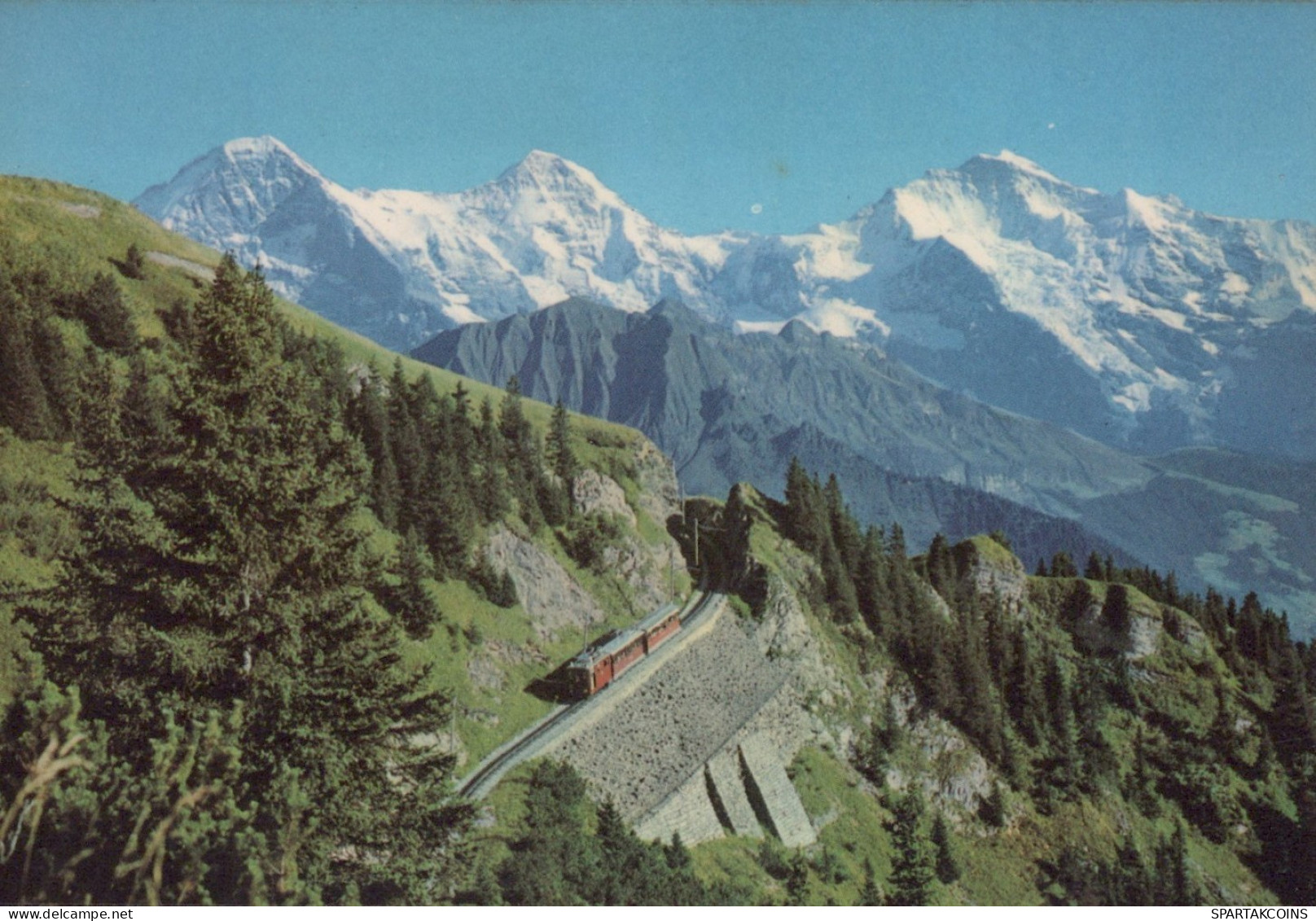ZUG Schienenverkehr Eisenbahnen Vintage Ansichtskarte Postkarte CPSM #PAA812.A - Treinen