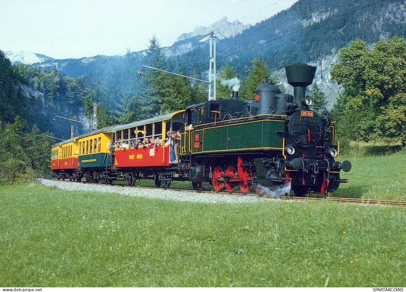 ZUG Schienenverkehr Eisenbahnen Vintage Ansichtskarte Postkarte CPSM #PAA817.A - Trains