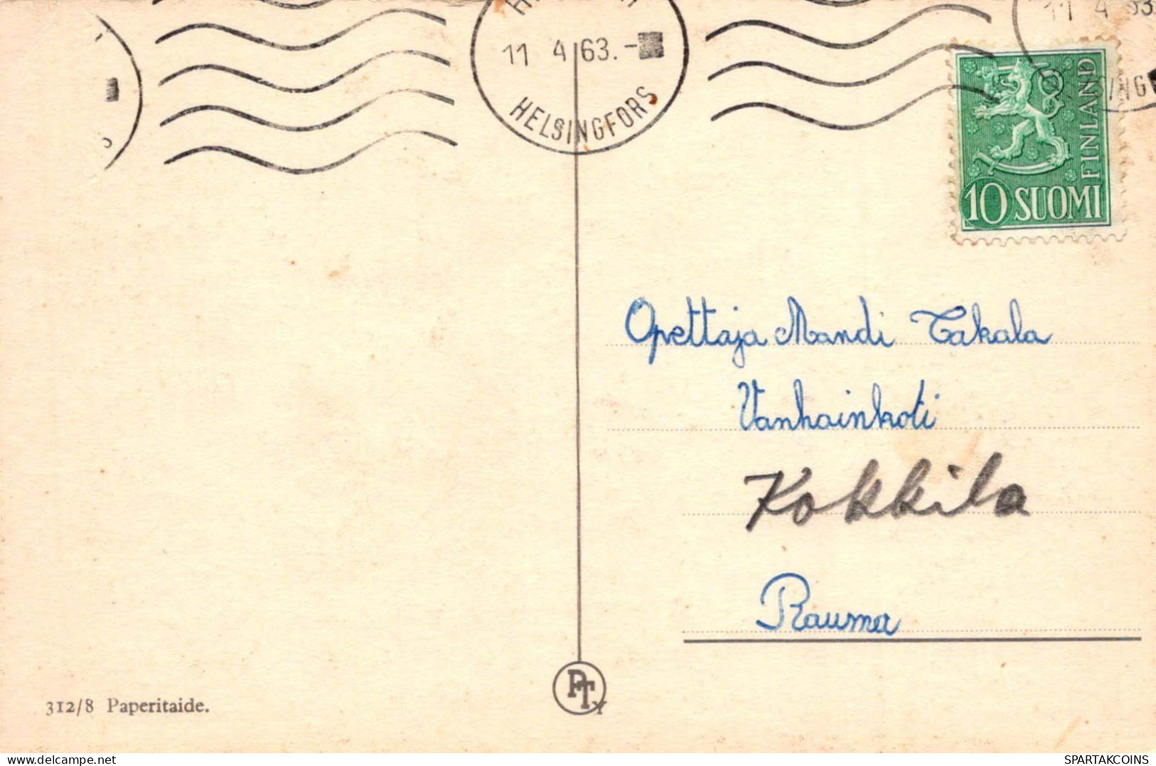 PASQUA POLLO UOVO Vintage Cartolina CPA #PKE088.A - Ostern