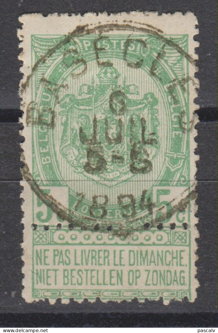 COB 56 Oblitération Centrale BASECLES - 1893-1907 Stemmi