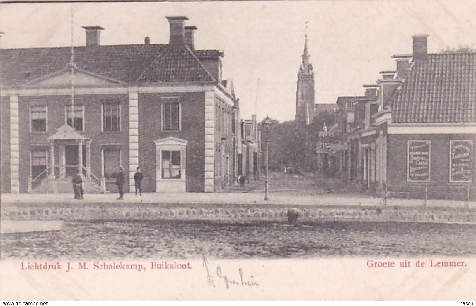 481516Lemmer, Groete Uit Lemmer. (rond 1900)(kaart Uit Album) - Lemmer