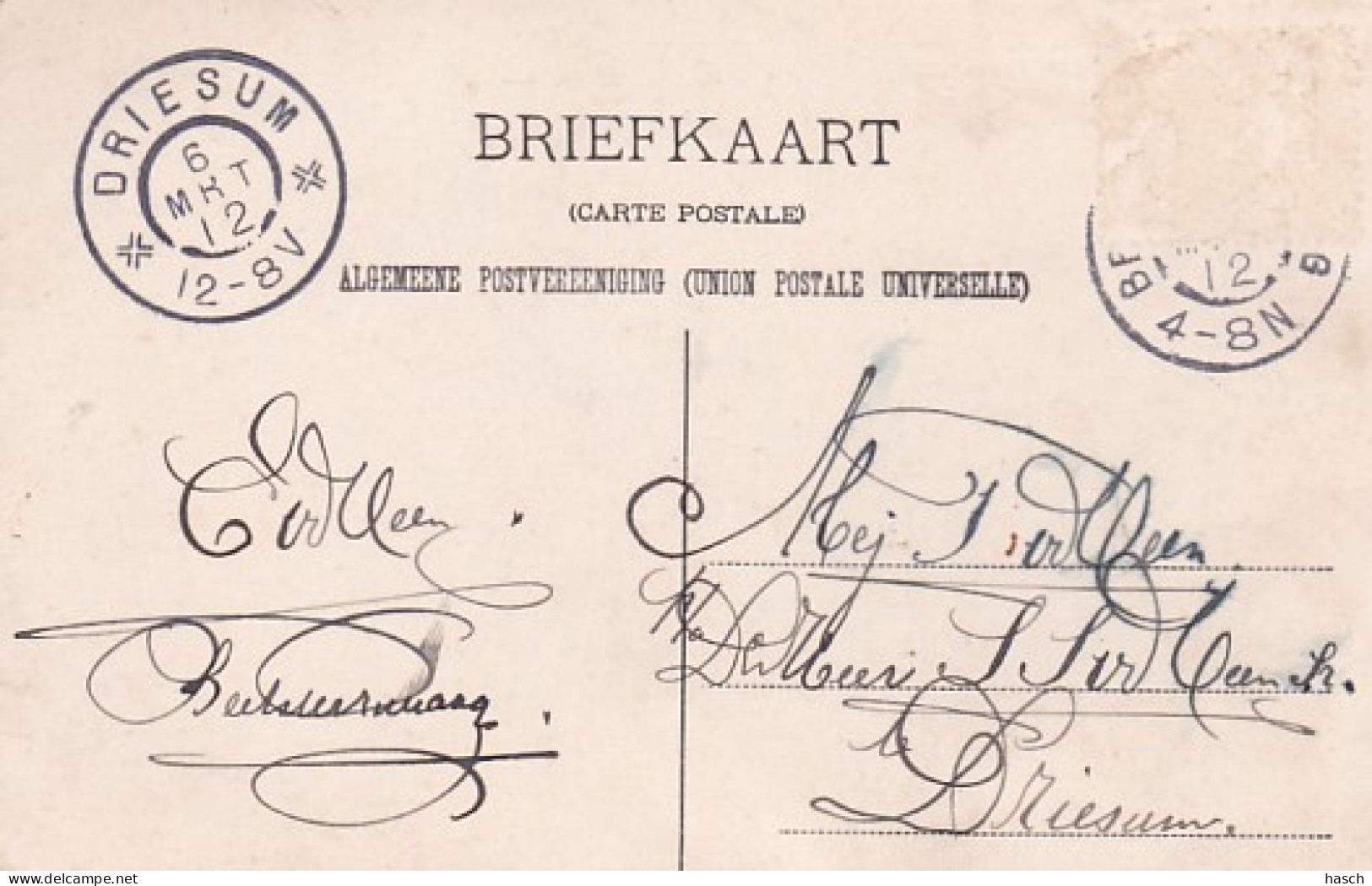 481535Beetserzwaag, Villa A. G. Smijter. (poststempel 1912) - Autres & Non Classés