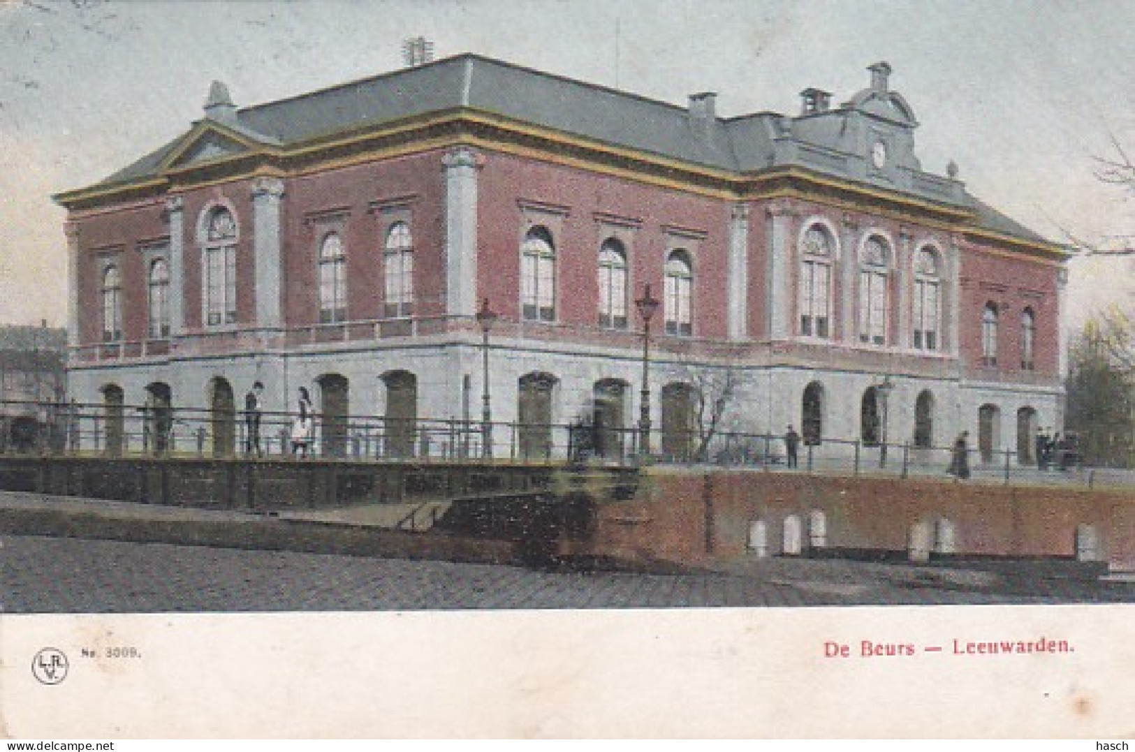 481538Leeuwarden, De Beurs. (poststempel 1910) - Leeuwarden