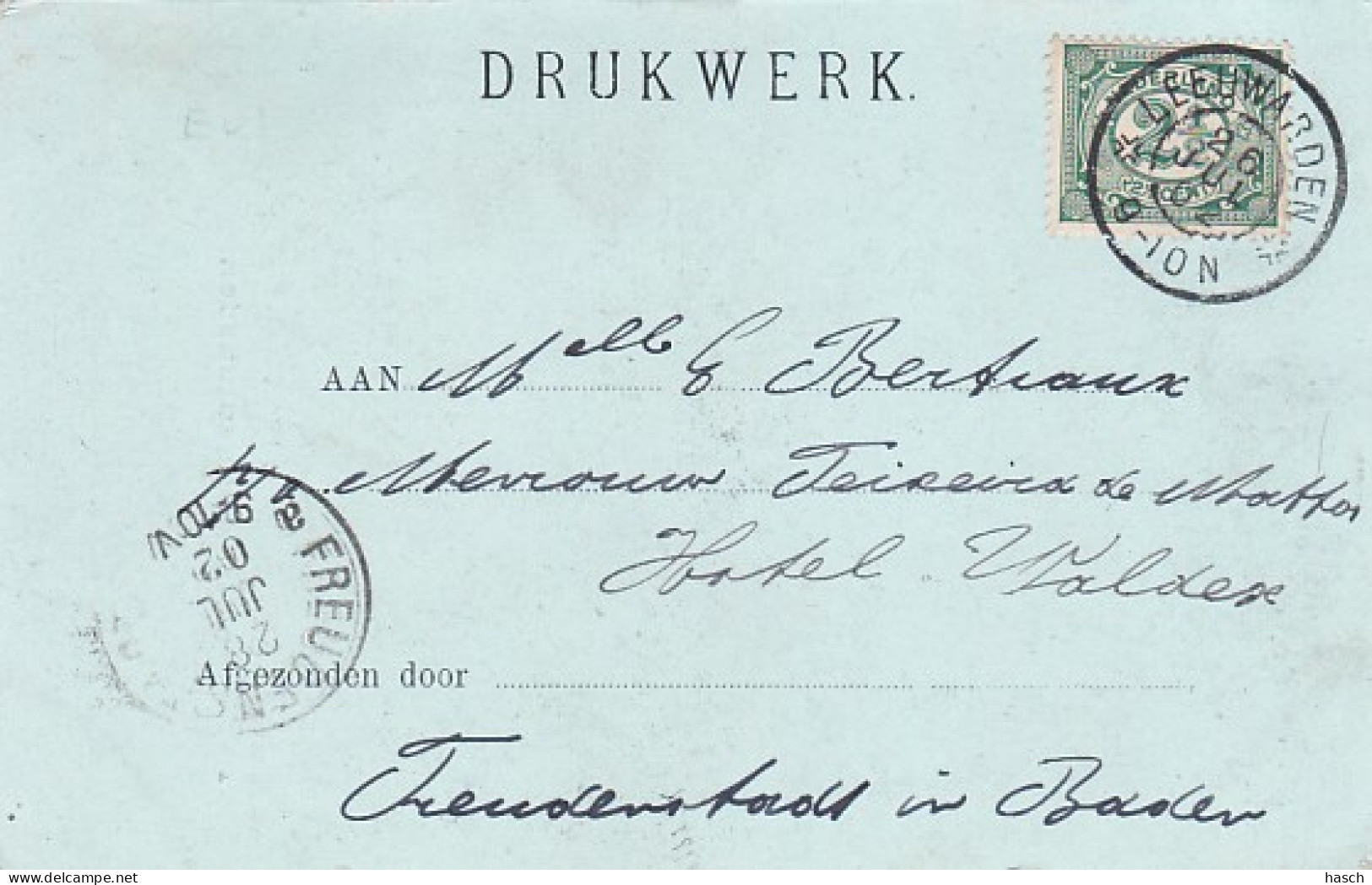 481560Leeuwarden, Oldehowe, (poststempel 1902) - Leeuwarden