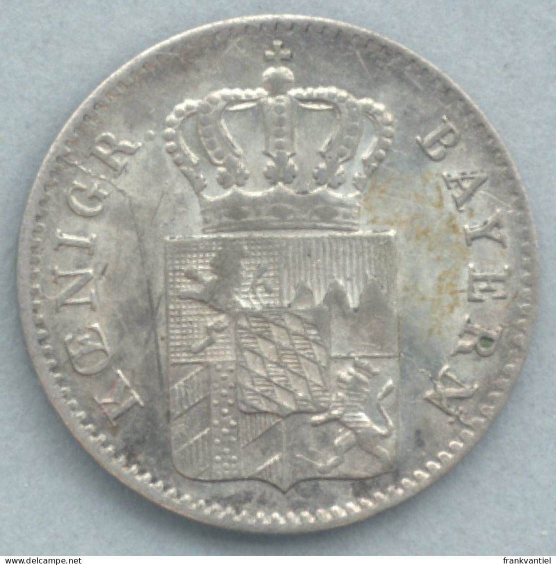 Bayern / Bavaria KM-800 3 Kreuzer 1854 - Monedas Pequeñas & Otras Subdivisiones