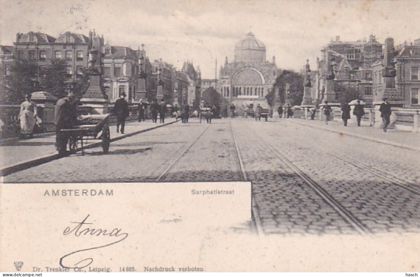 481719Amsterdam, Sarphatistraat. (poststempel 1903) - Amsterdam