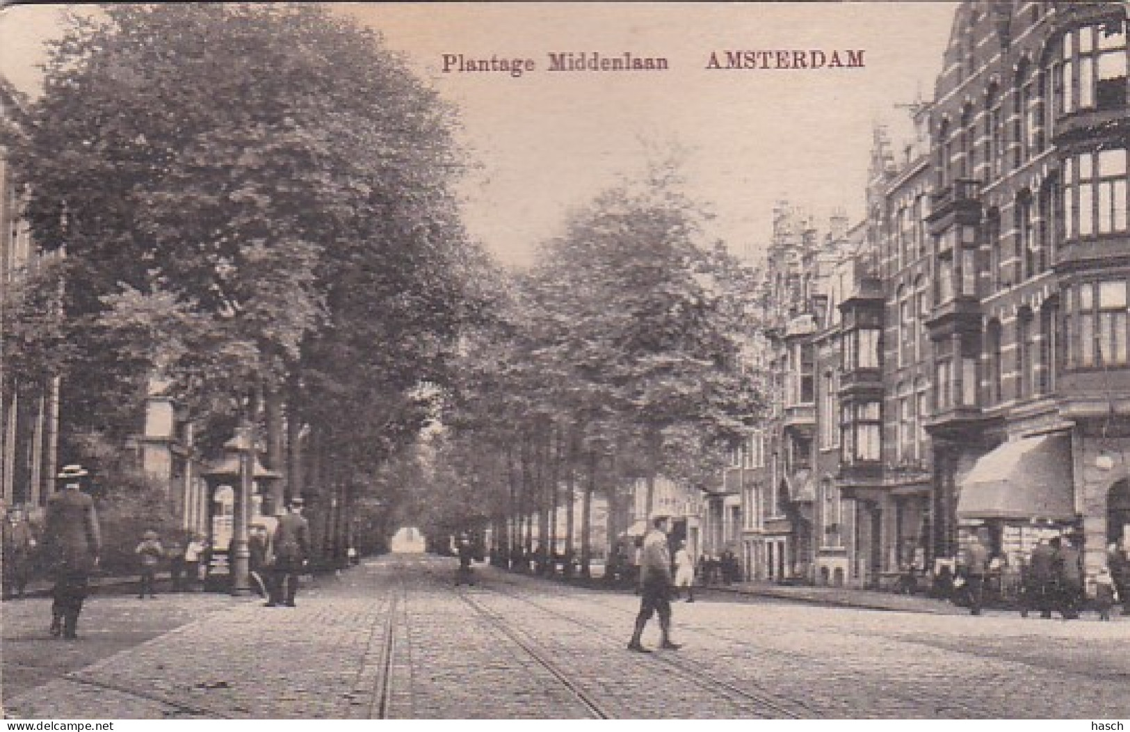 481731Amsterdam, Plantage Middenlaan. (Kaart Is Bobbelig Door Waterschade ? Zie Achterkant) - Amsterdam