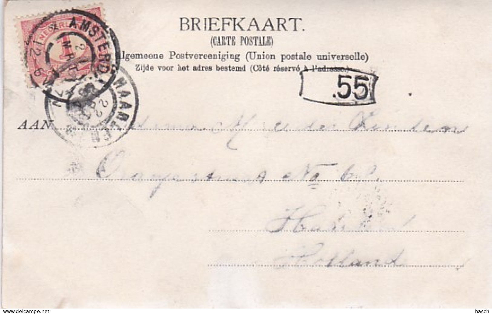 4817      102         Amsterdam, Plantage Kerklaan Met Hoofdingang ,,Artis'' (poststempel 1904)(Kaart Is Iets  - Amsterdam