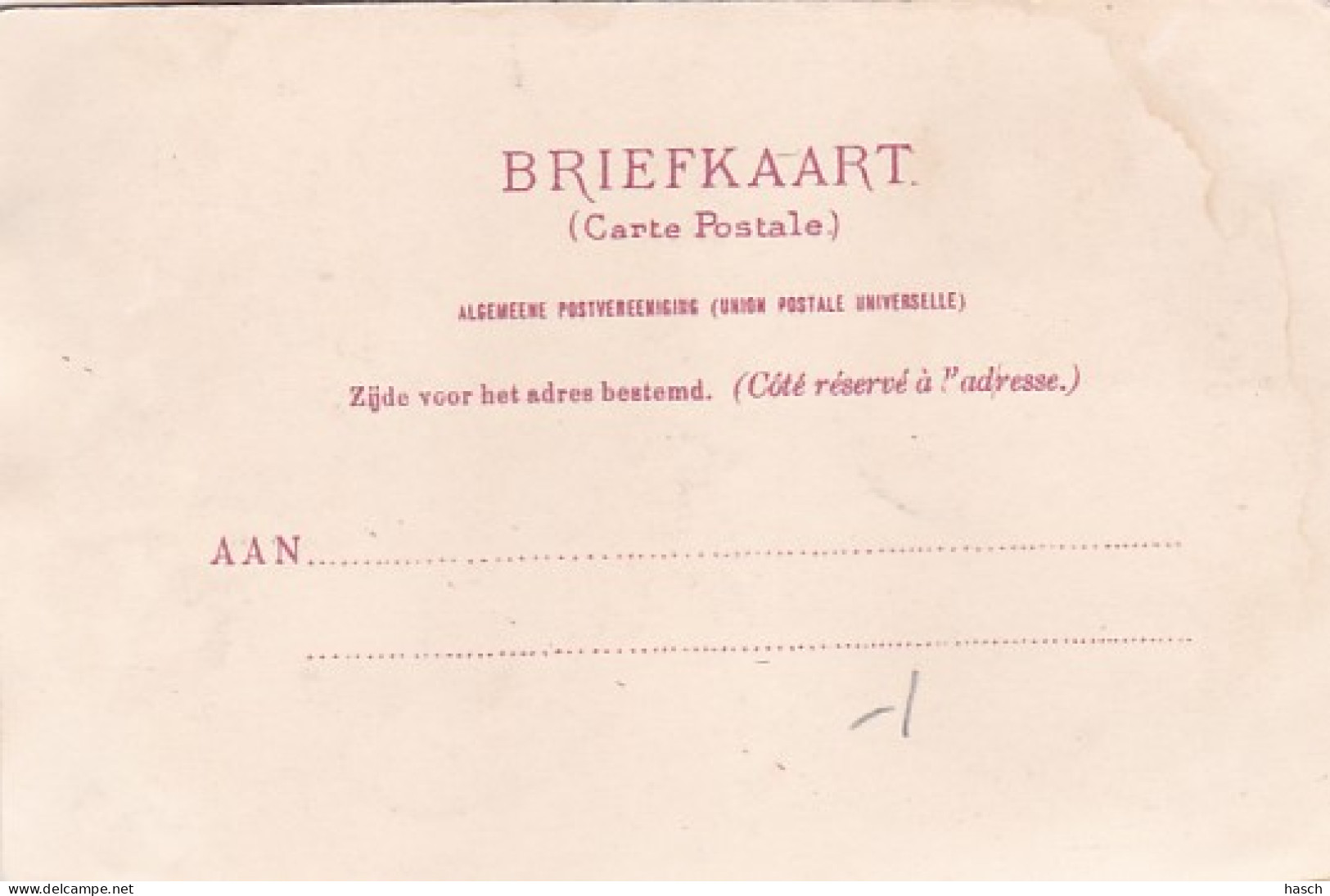 4817100Amsterdam, Weesperplein De Versiering 5 Maart 1901. (Kaart Is Iets Bobbelig Door Waterschade ?) - Amsterdam