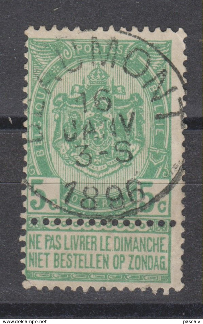 COB 56 Oblitération Centrale BEAUMONT - 1893-1907 Wappen