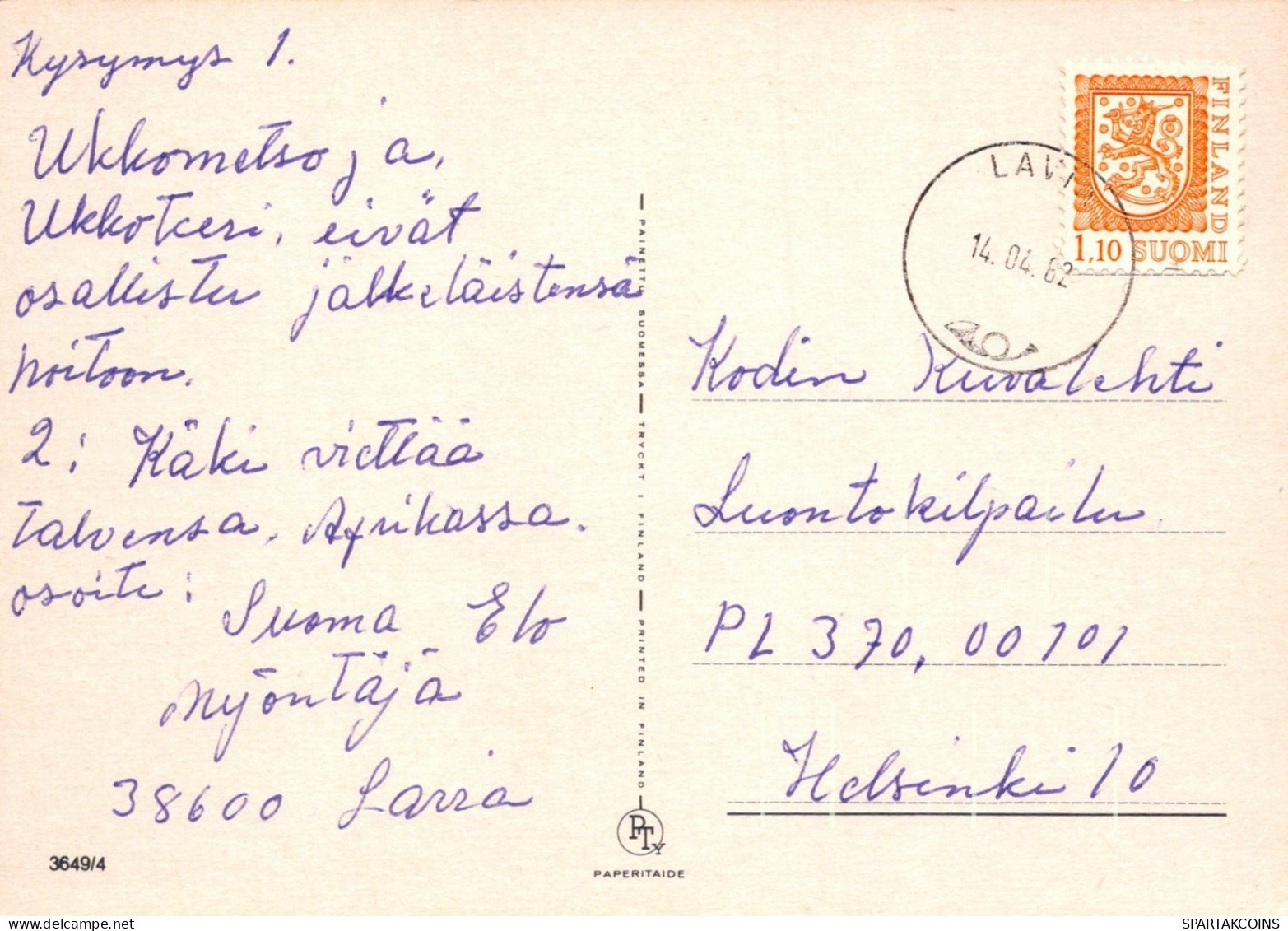 OISEAU Animaux Vintage Carte Postale CPSM #PAN240.A - Birds