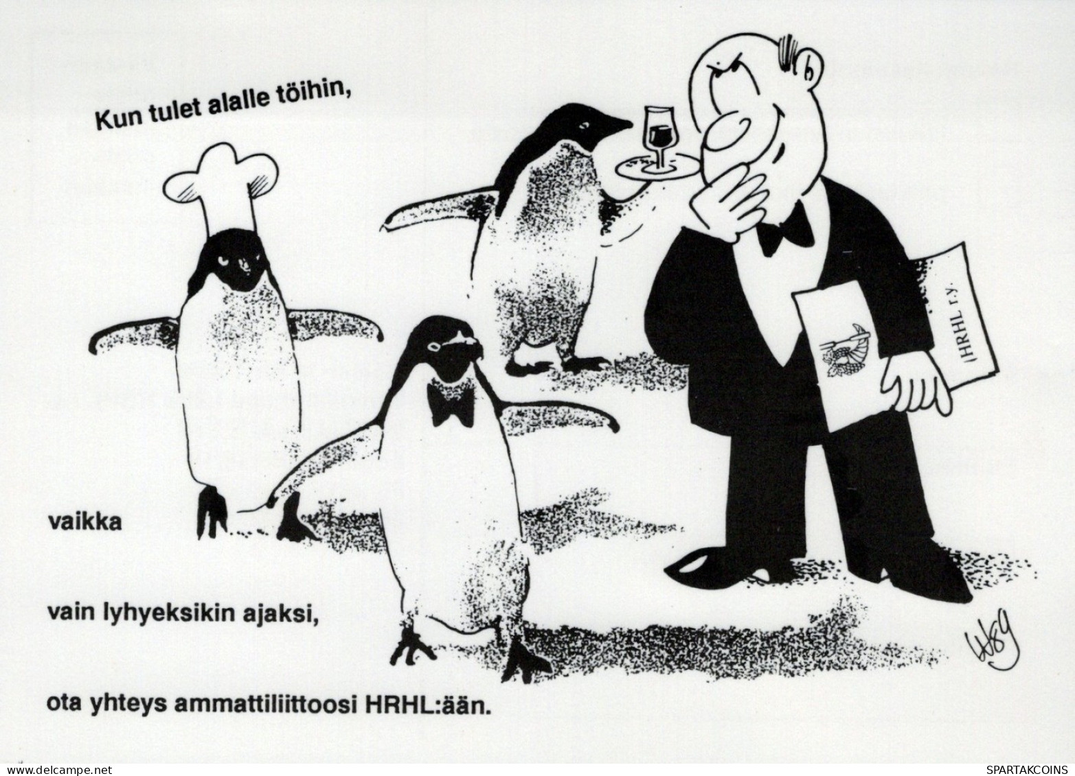 OISEAU Animaux Vintage Carte Postale CPSM #PAN140.A - Birds