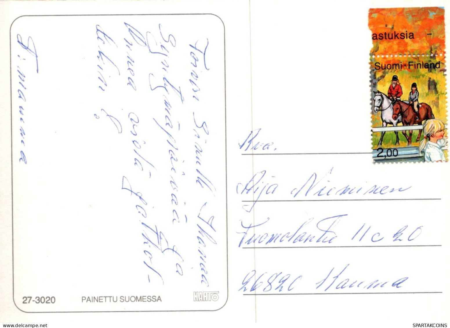 GATO GATITO Animales Vintage Tarjeta Postal CPSM #PAM262.A - Chats