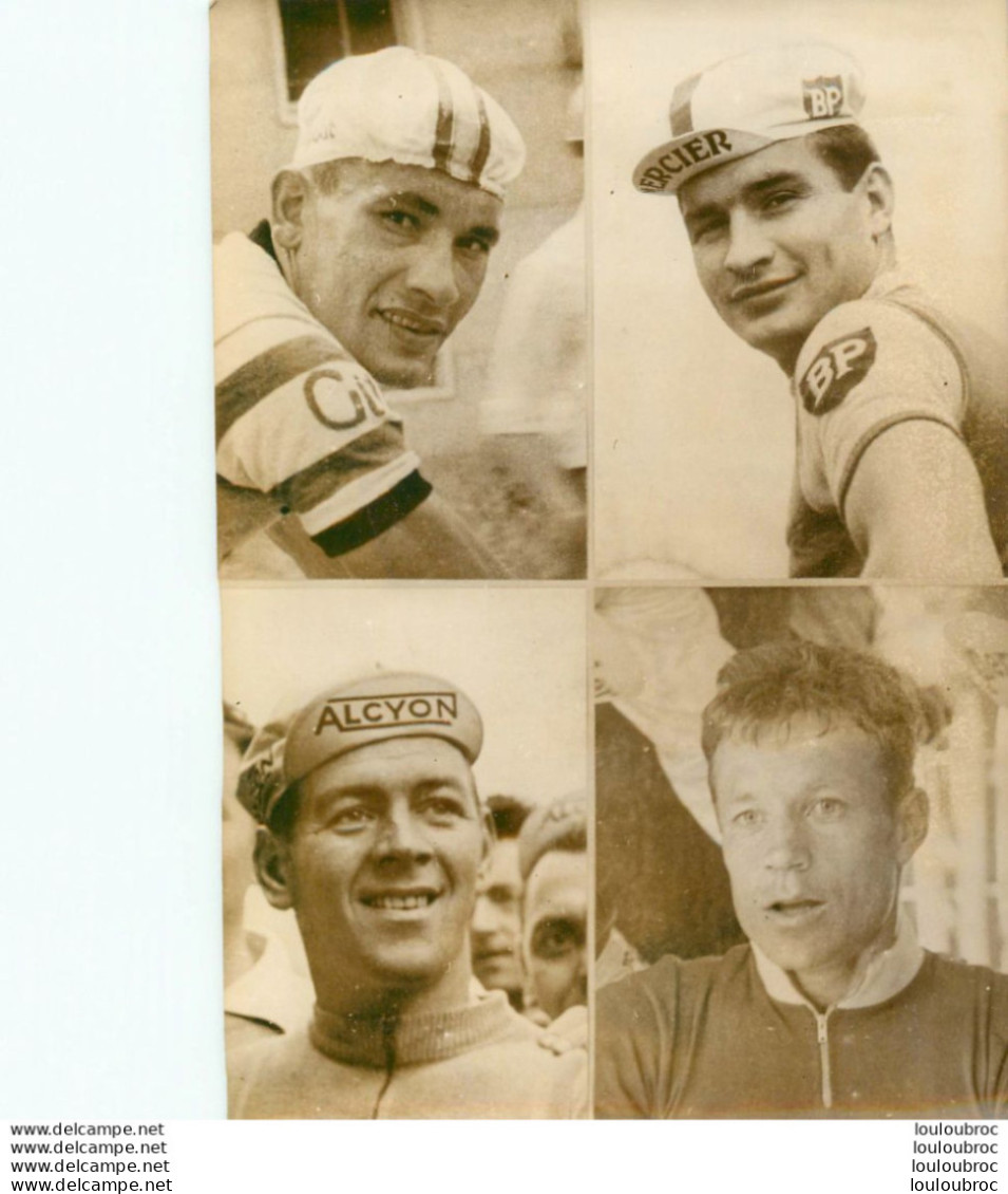 CYCLISME 06/1962 POULIDOR - MASTROTTO - GROUSSARD - BEUFFEUILLE  PHOTO DE PRESSE 18X13CM - Cyclisme