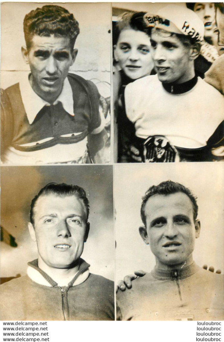 CYCLISME TOUR DE FRANCE 1962 AVEC BAHAMONTES - DARRIGADE - BALDINI - WOLFSHOHL  PHOTO DE PRESSE   18X13CM - Ciclismo