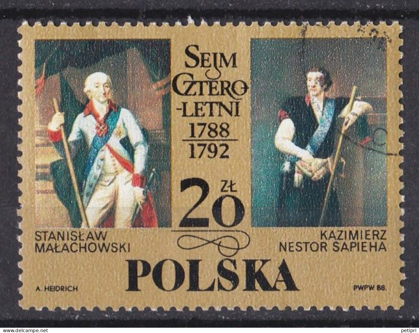 Pologne - République 1981 - 1990   Y & T N °  2973  Oblitéré - Usati