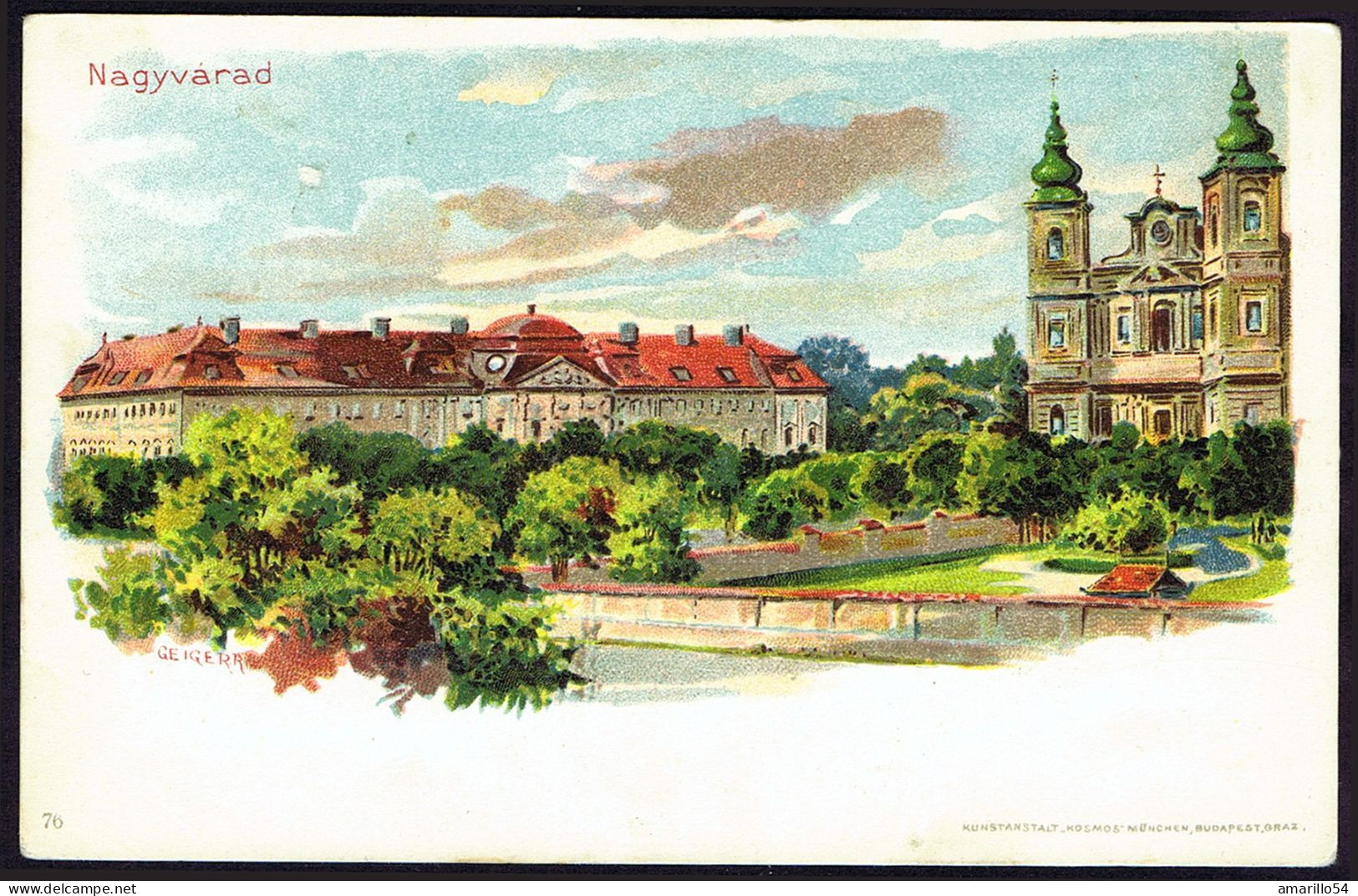 ROMANIA  Litho Oradea - Grosswardein - Nagyvarad Cca 1900 - Roumanie