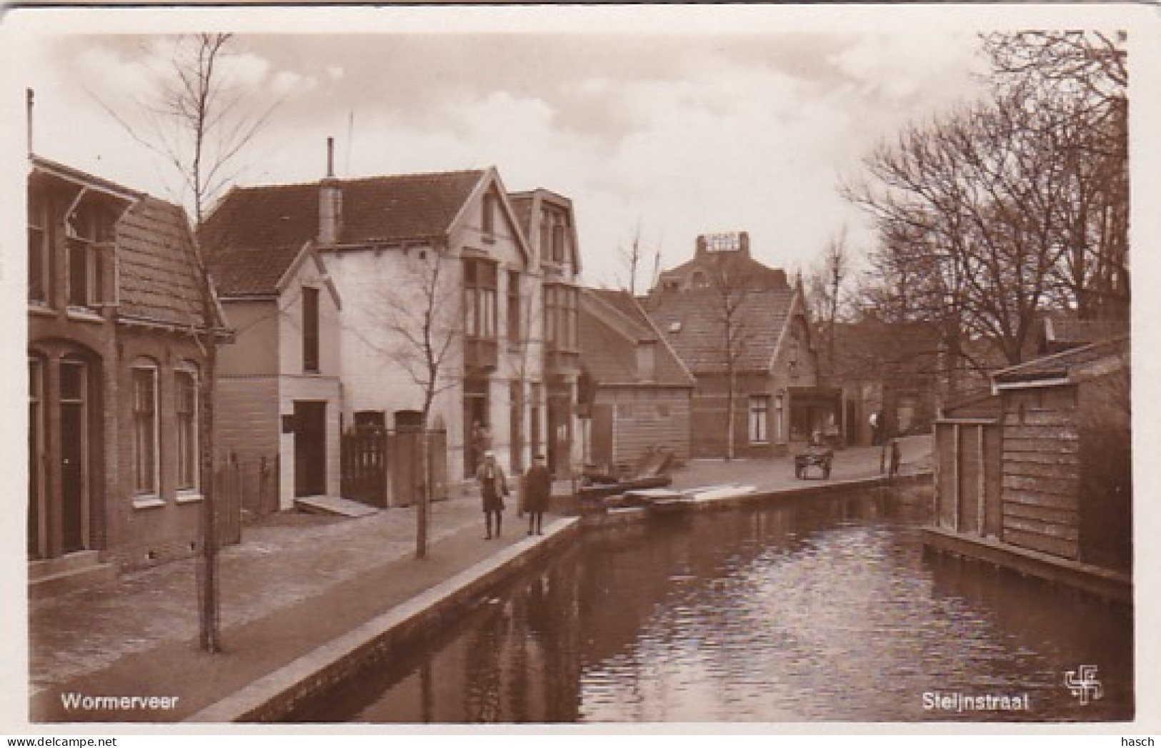 481632Wormerveer, Steijnstraat. (FOTO KAART) (kleine Vouwen In De Hoeken) - Wormerveer