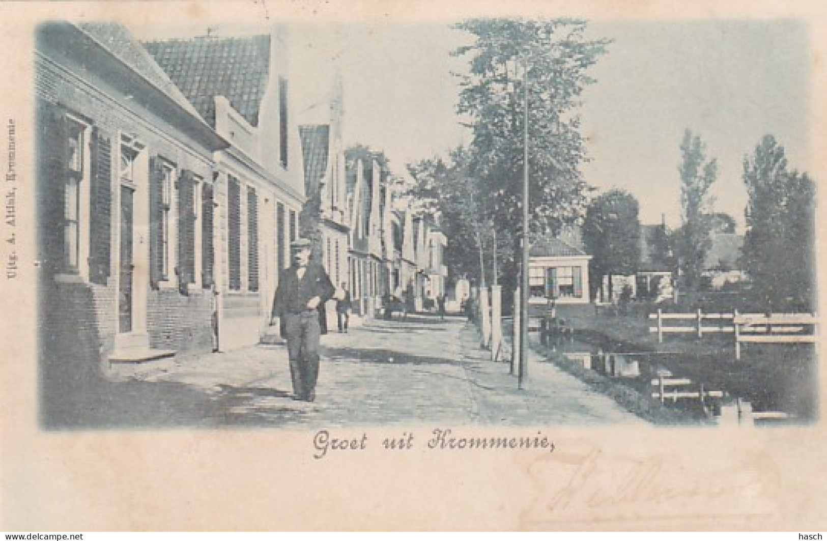 481646Groet Uit Krommenie, Rond 1900. (linkerkant Een Klein Punaisegaatje) - Krommenie