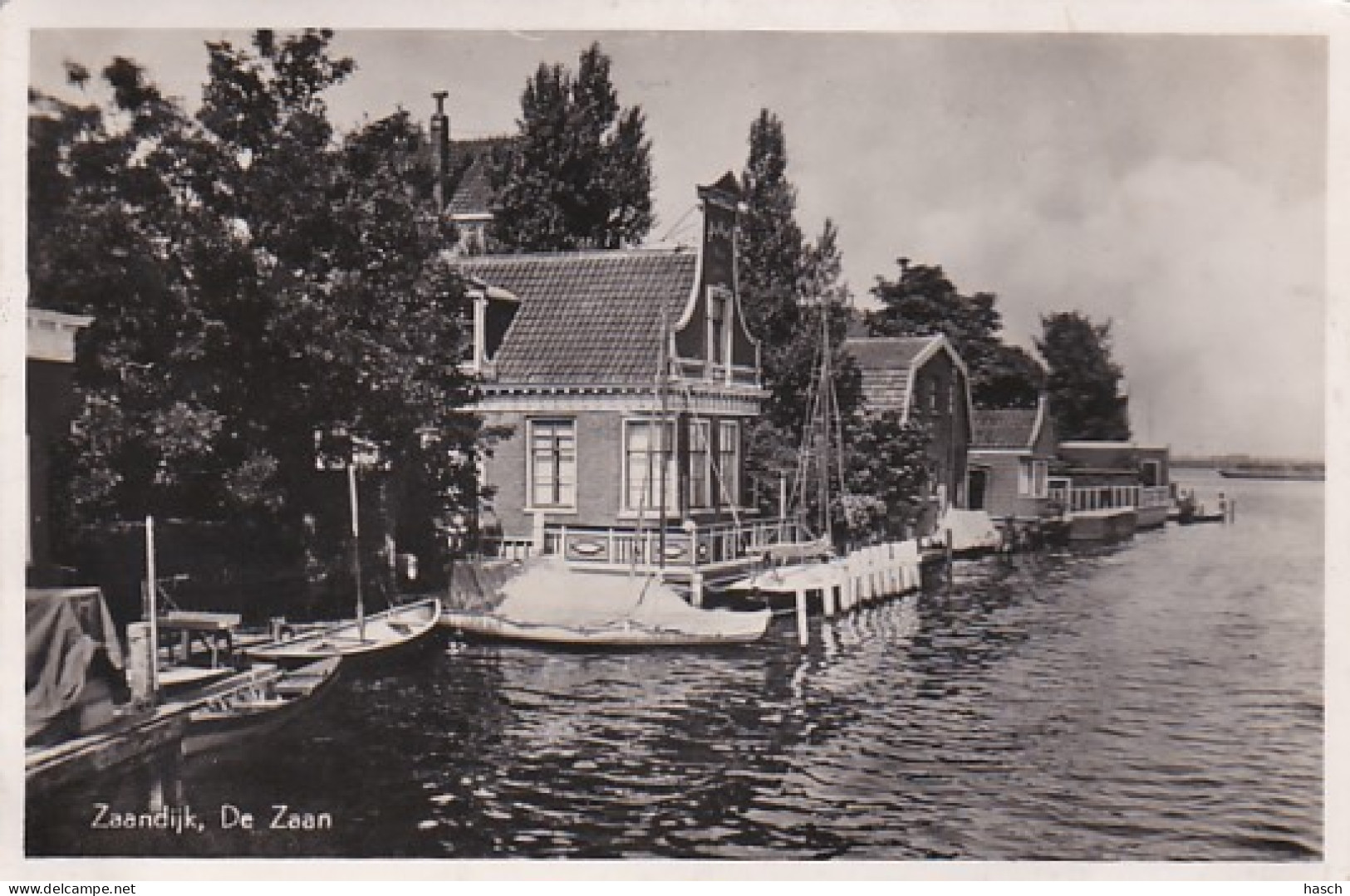 481649Zaandijk, De Zaan. (FOTO KAART)(zie Hoeken En Achterkant) - Zaanstreek