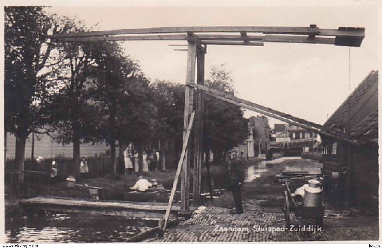 481655Zaandam, Sluispad - Zuiddijk.  - Zaandam