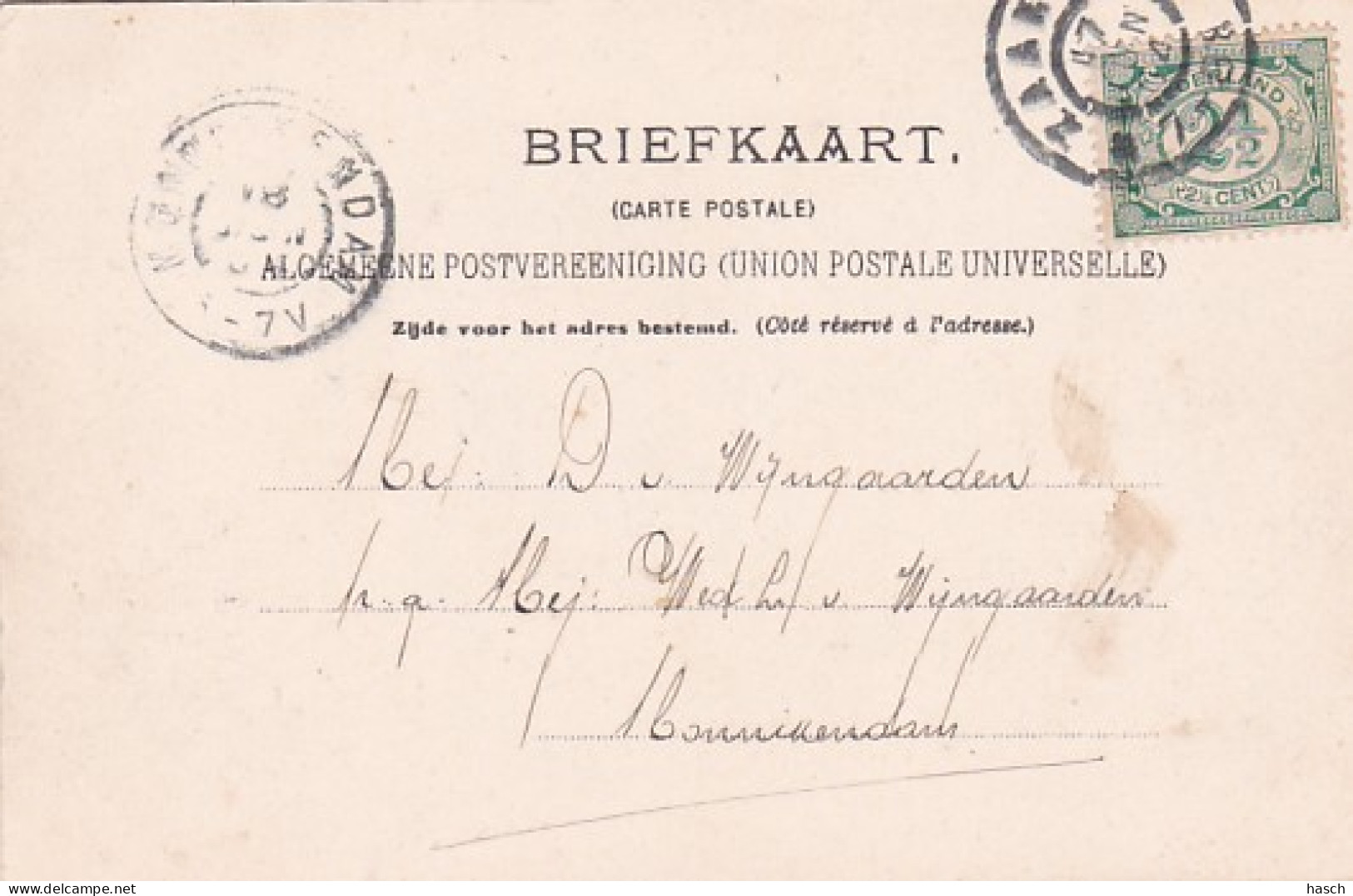 481662Zaandam, Krimp. (poststempel 1904) - Zaandam