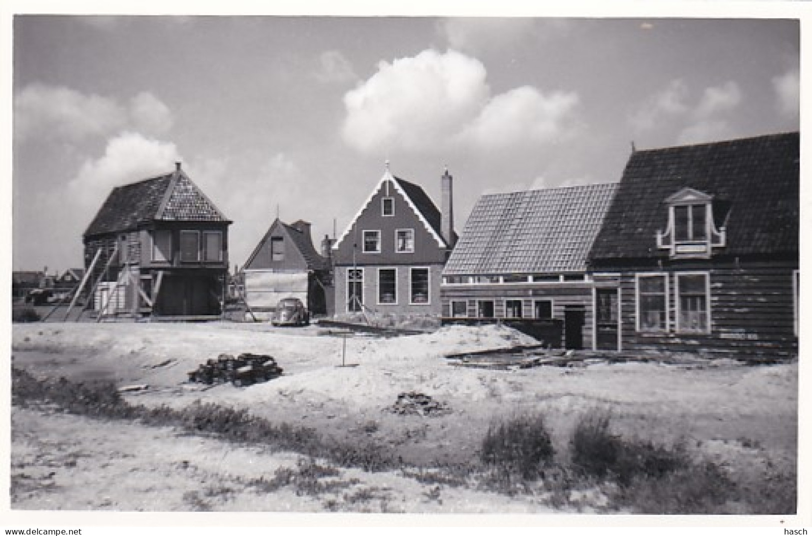 481668Zaandam, Huizen In Aanbouw. (FOTO KAART) - Zaandam