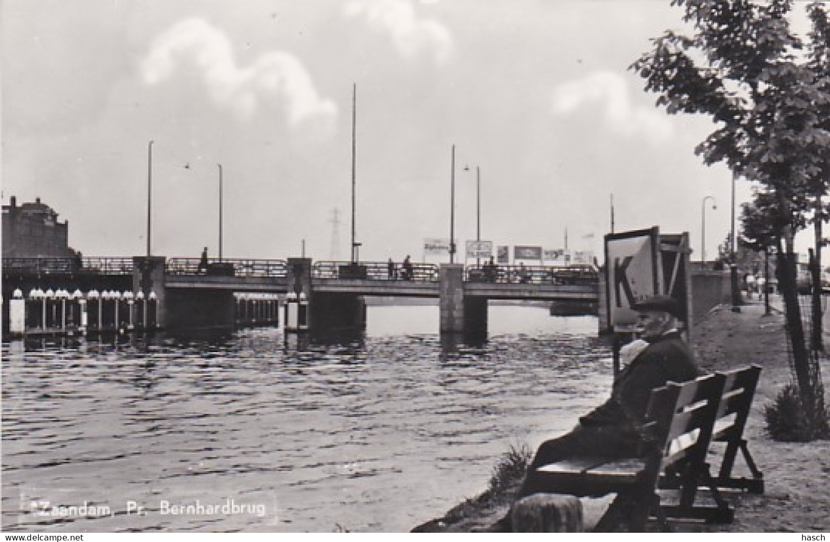 481670Zaandam, Pr. Bernhardbrug. (FOTO KAART) - Zaandam