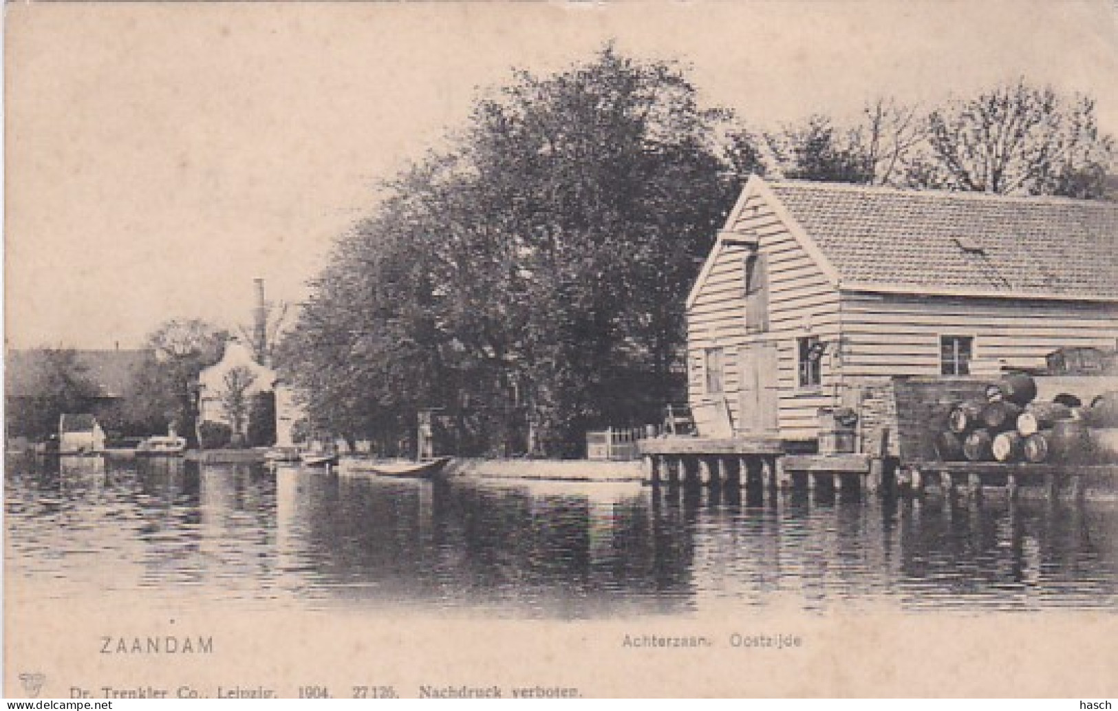 481687Zaandam,Oostzijde Rond 1900. - Zaandam