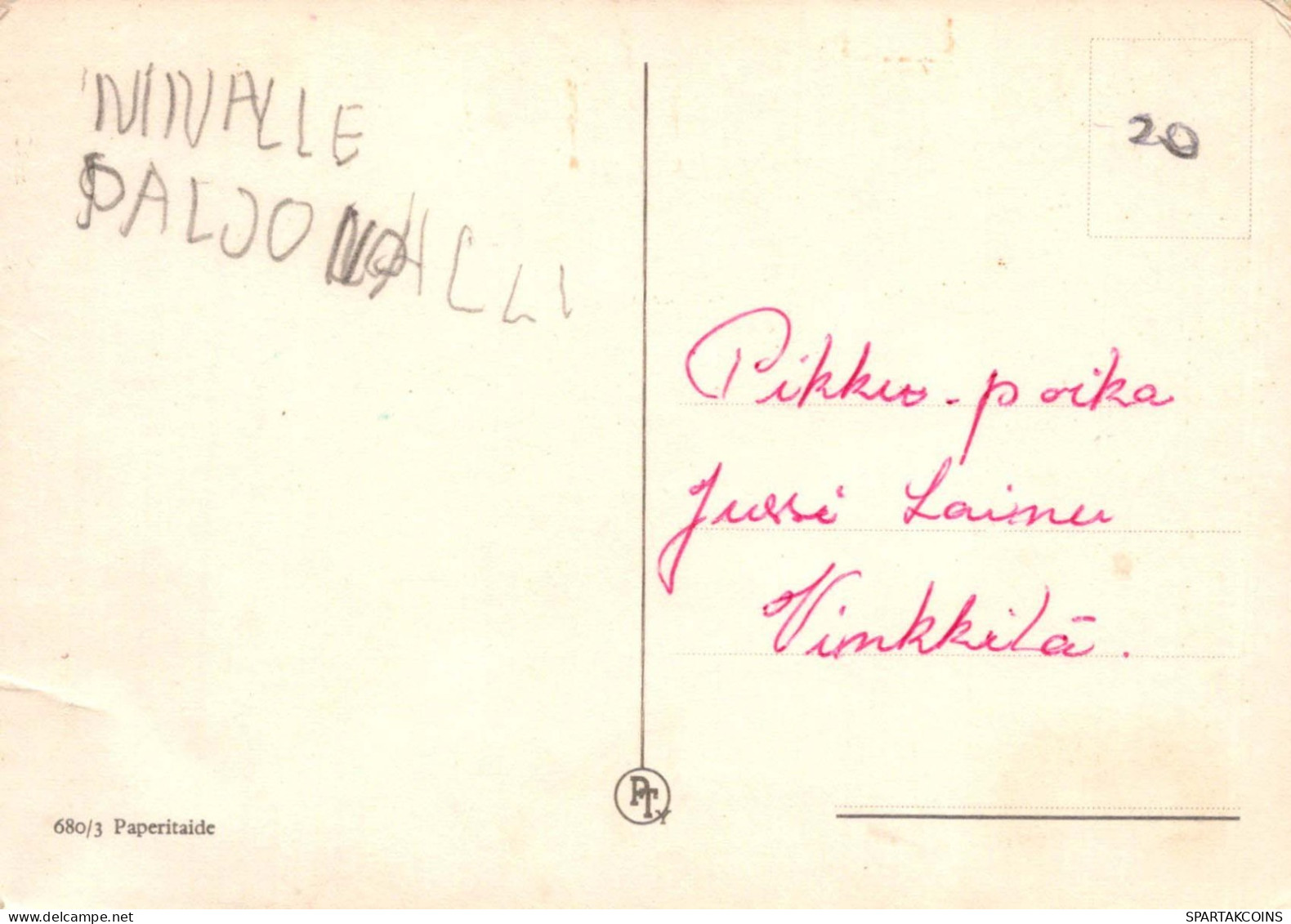 CHIEN Animaux Vintage Carte Postale CPSM #PBQ616.A - Chiens