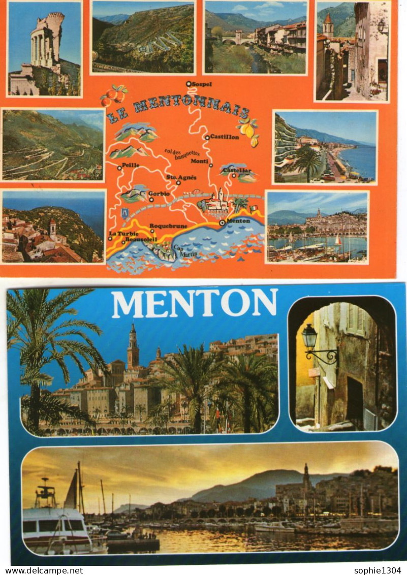 10 CARTES - MENTON - Menton