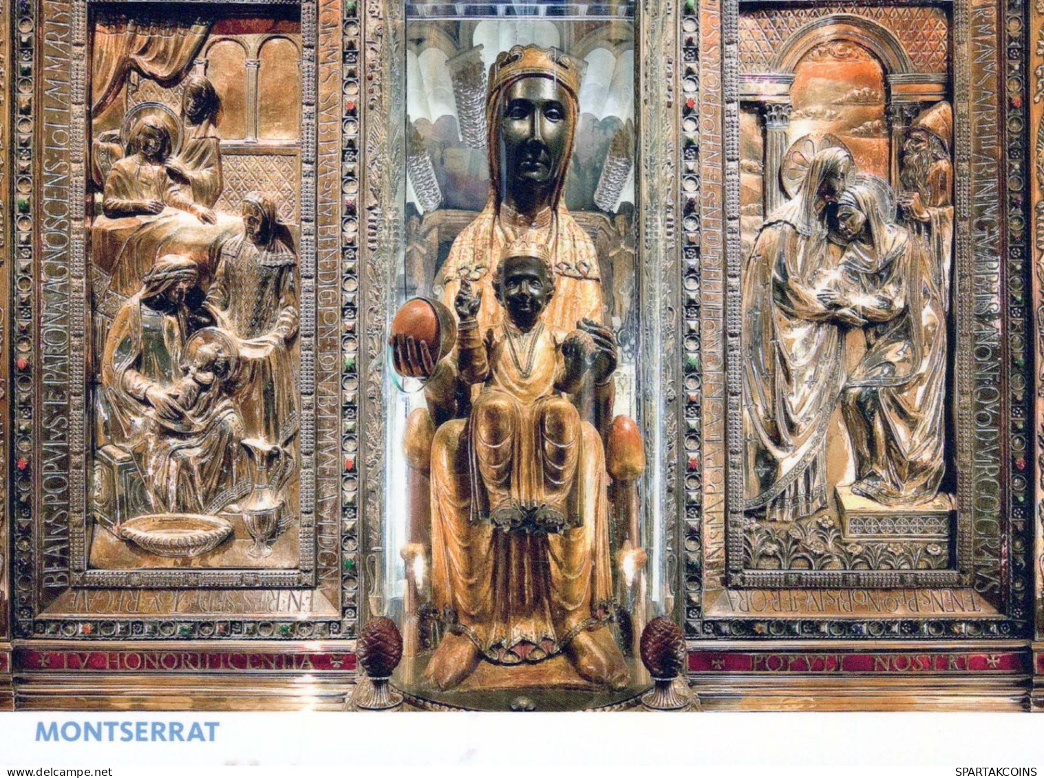 STATUE SAINTS Christentum Religion Vintage Ansichtskarte Postkarte CPSM #PBQ317.A - Paintings, Stained Glasses & Statues