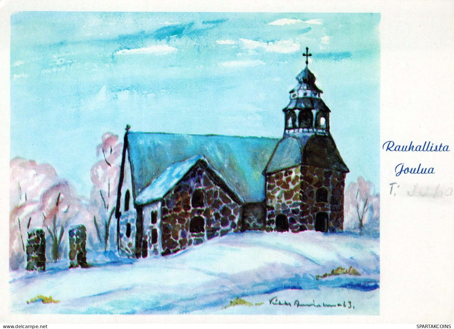 CHURCH Christianity Religion Vintage Postcard CPSM #PBQ093.A - Churches & Convents