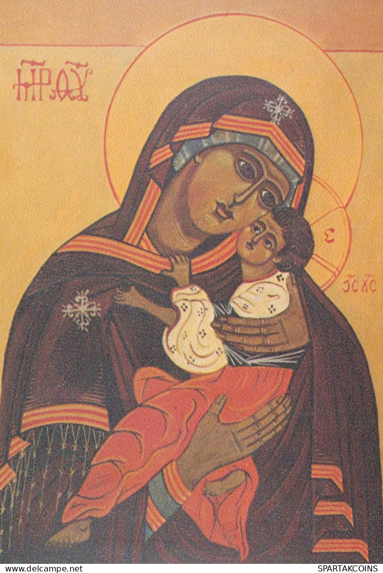 Jungfrau Maria Madonna Jesuskind Religion Vintage Ansichtskarte Postkarte CPSM #PBQ117.A - Vierge Marie & Madones