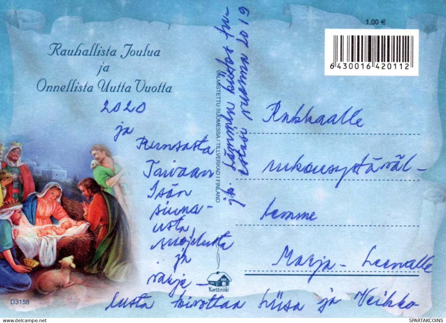 Jungfrau Maria Madonna Jesuskind Religion Vintage Ansichtskarte Postkarte CPSM #PBQ042.A - Vierge Marie & Madones