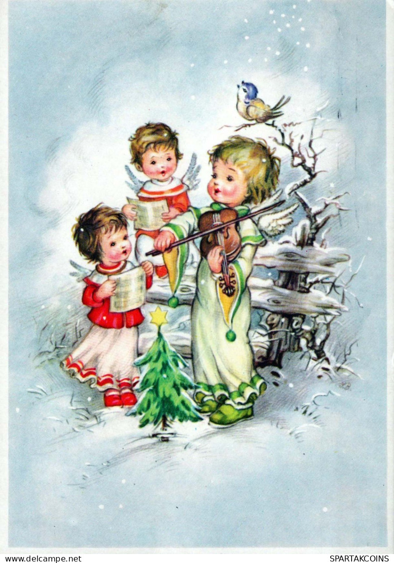 ENGEL Weihnachten Vintage Ansichtskarte Postkarte CPSM #PBP391.A - Angeli