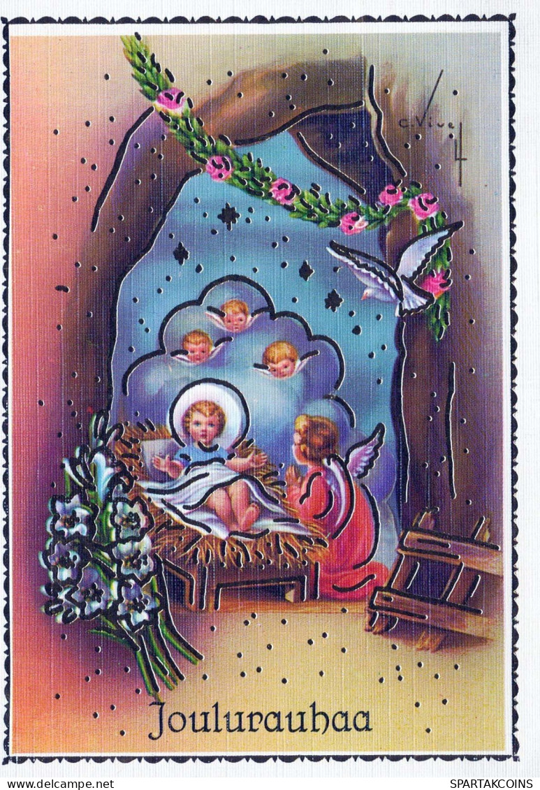 ENGEL Weihnachten Jesuskind Vintage Ansichtskarte Postkarte CPSM #PBP376.A - Angeli