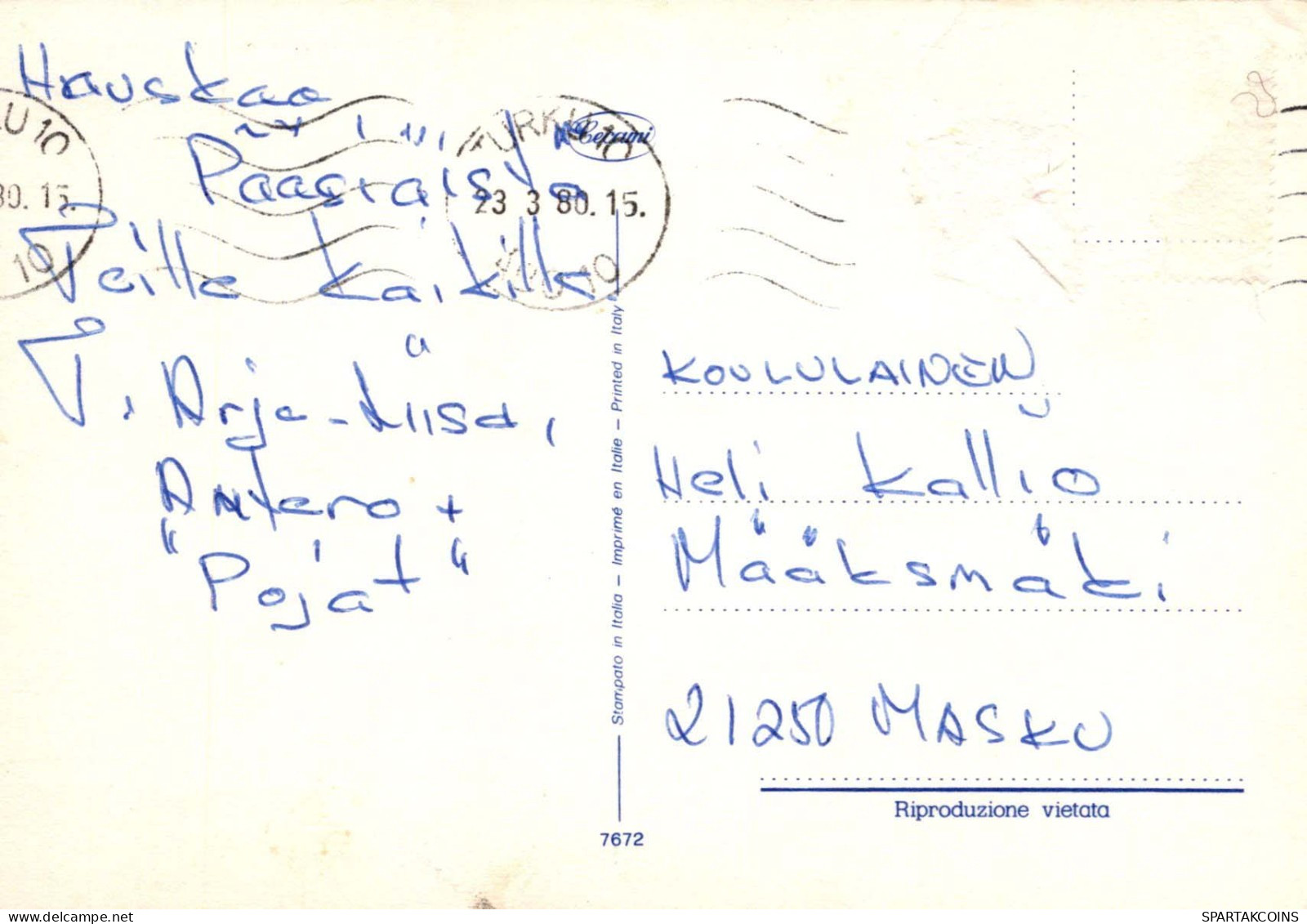 PÂQUES POULET ŒUF Vintage Carte Postale CPSM #PBP105.A - Ostern