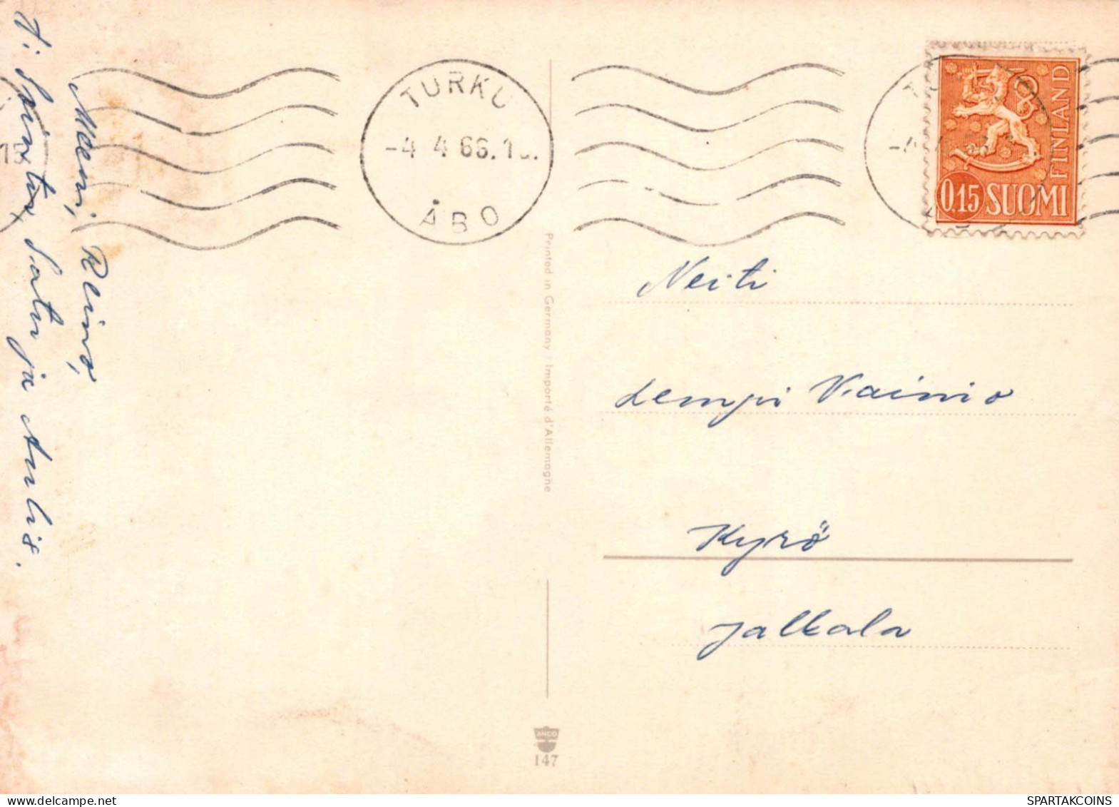 PÂQUES POULET ŒUF Vintage Carte Postale CPSM #PBP130.A - Ostern
