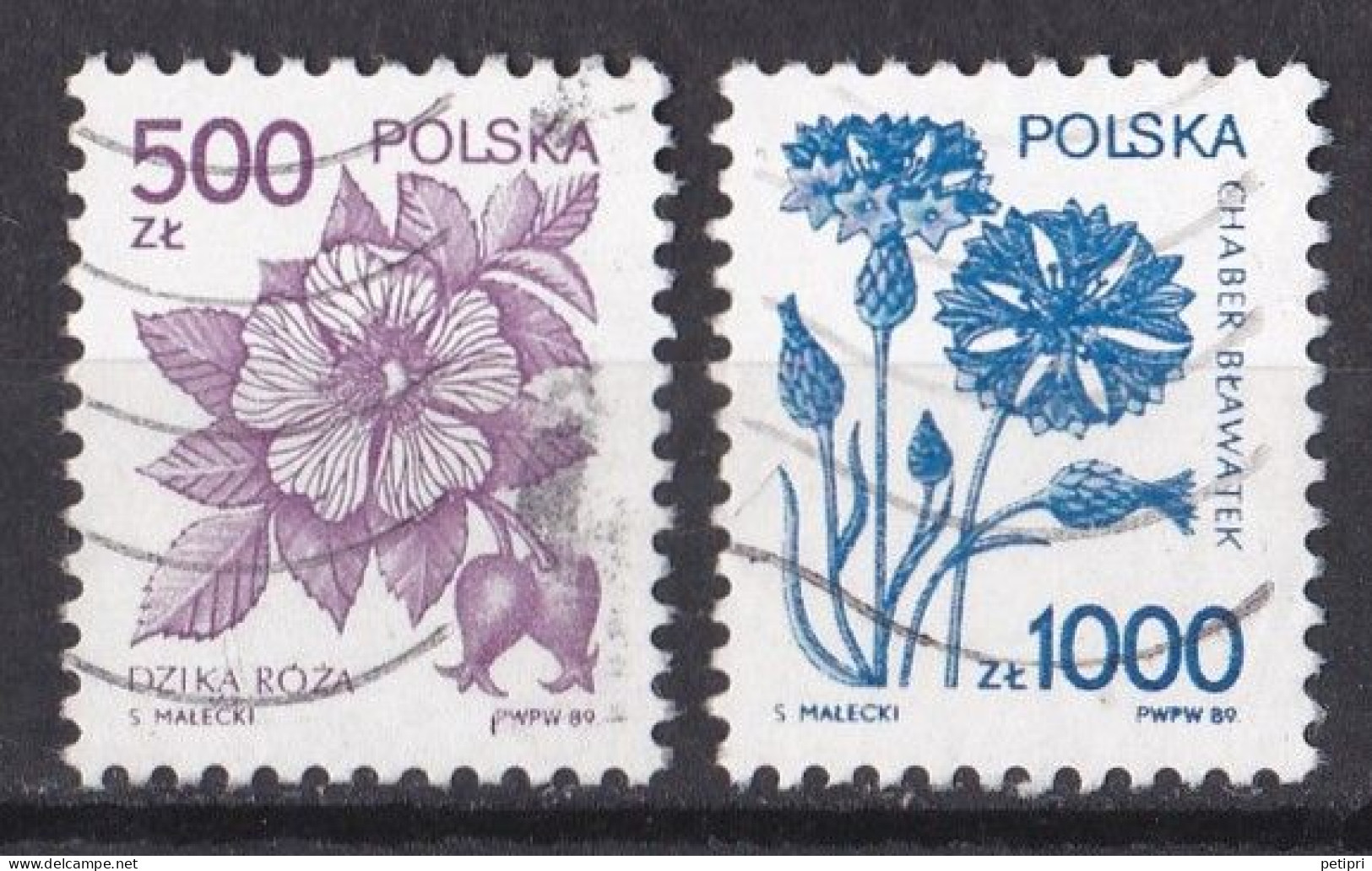 Pologne - République 1981 - 1990   Y & T N °  3057 Et  3058  Oblitérés - Usados